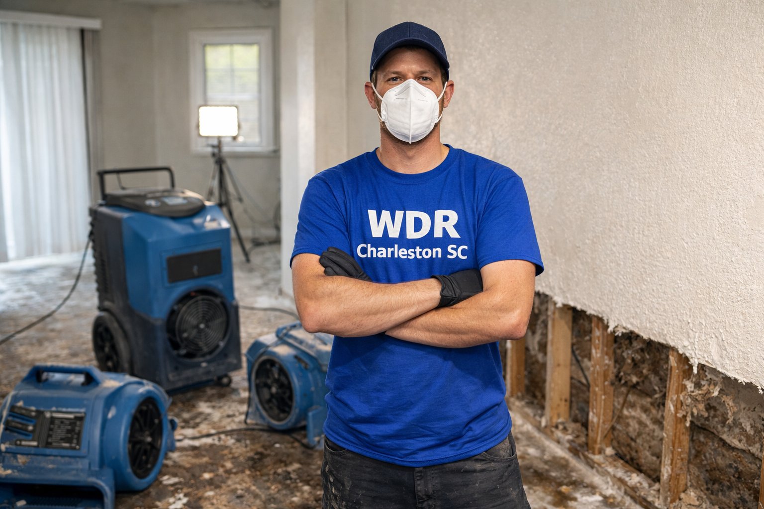 WDRSC water damage restoration technician Charleston SC